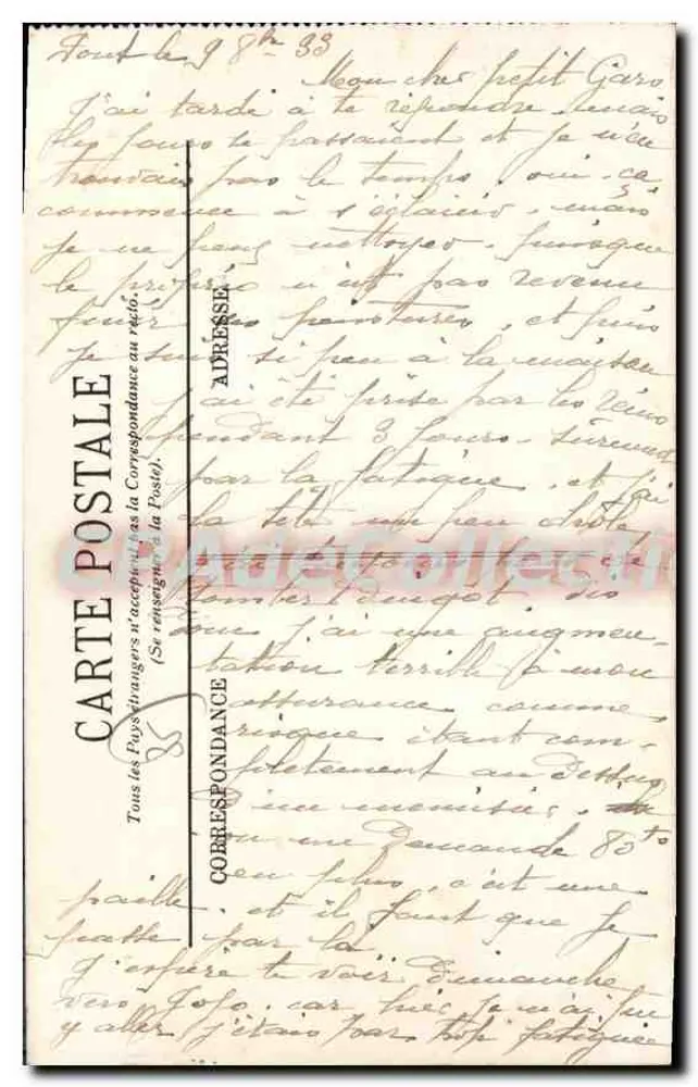 Paramé — A Praia — LL. — Editor LL, n° 20 - Verso