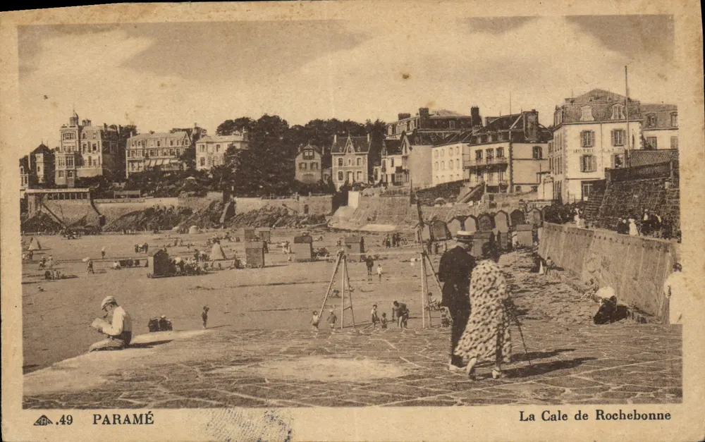 A Cale de Rochebonne — Paramé — Editor Paramé, n°49 - Frente