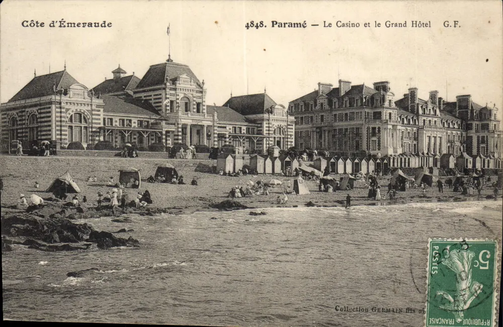 Paramé — Ansicht des Casinos und des Grand Hotels — G.F. Collection GERMAIN fils - Vorderseite