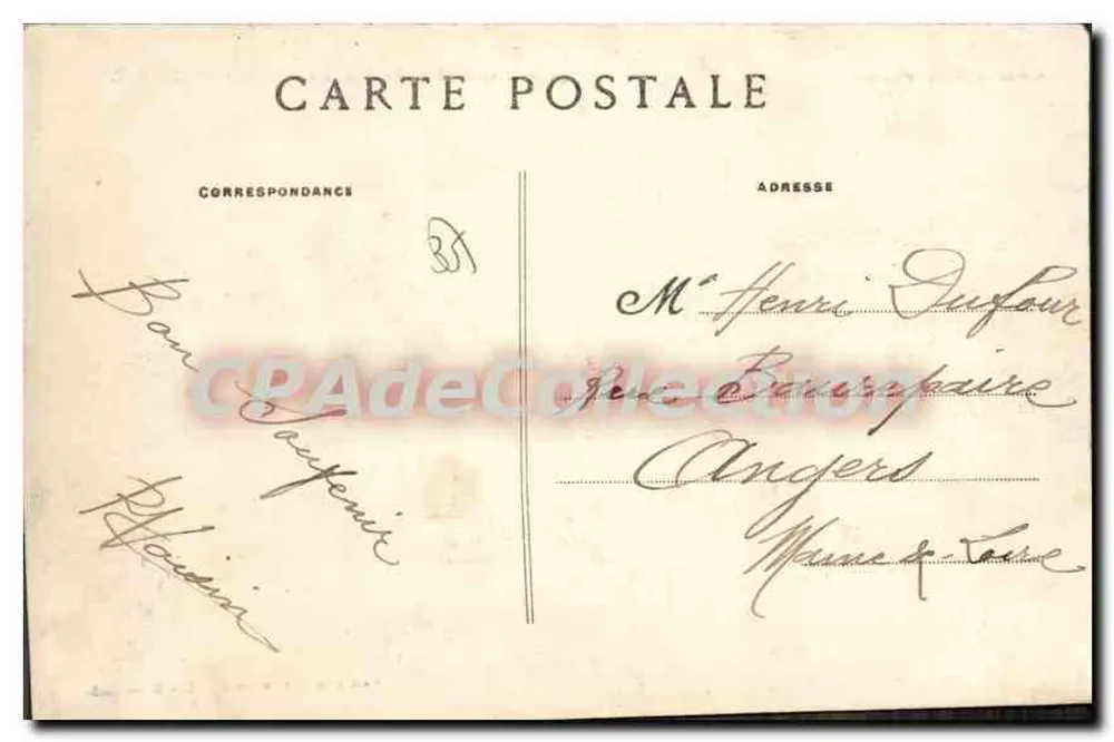 Paramé — Ansicht des Casinos und des Grand Hotels — G.F. Collection GERMAIN fils - Rückseite