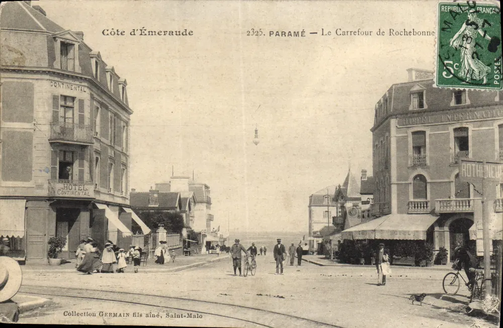 Paramé — O Cruzeiro de Rochebonne — Coleção Germain filho mais velho, Saint-Malo - Frente