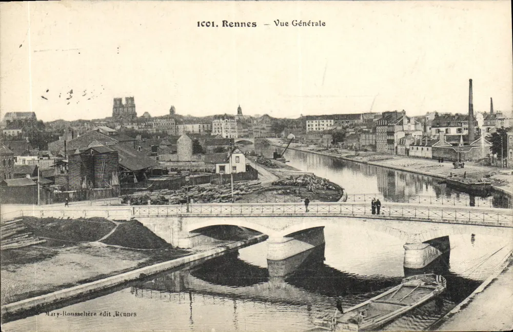 Rennes — Allgemeiner Blick — Mary-Roussellère Verlag, Rennes - Vorderseite