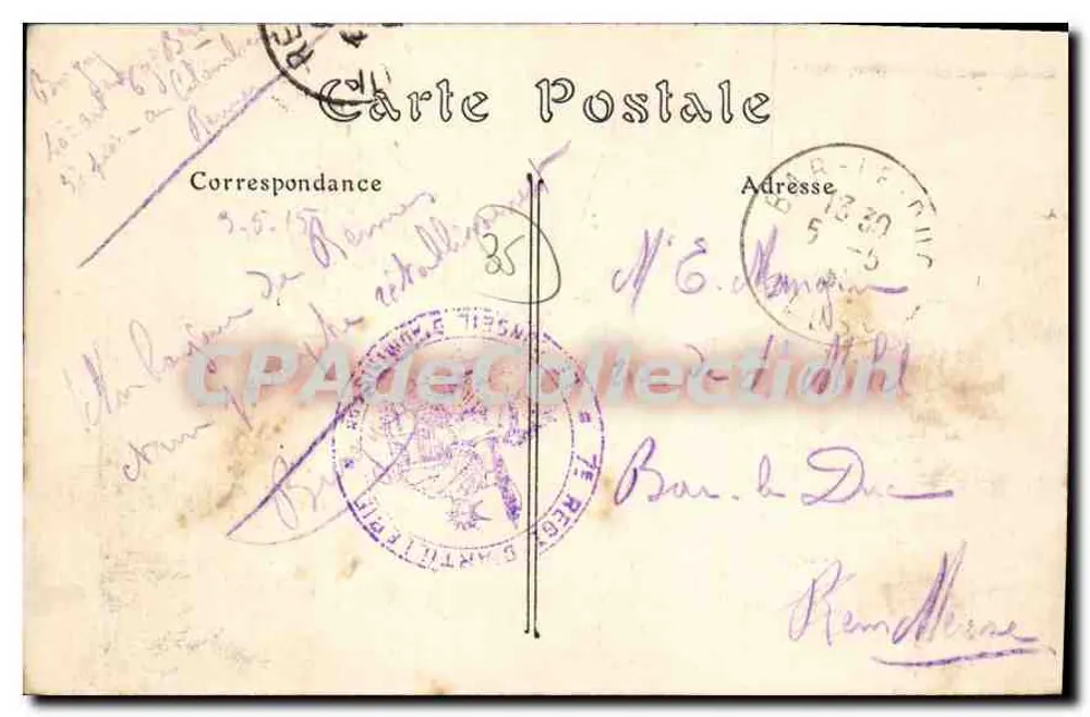 Rennes — Avenue de la Gare — ND. Phot. - Rückseite
