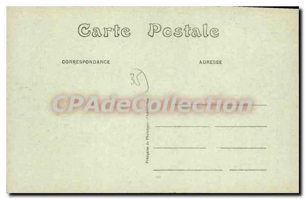 Der alte Treppenaufgang der Rue Vassélot — Rennes — E. Mary Rousselière Verlag Rennes - Rückseite