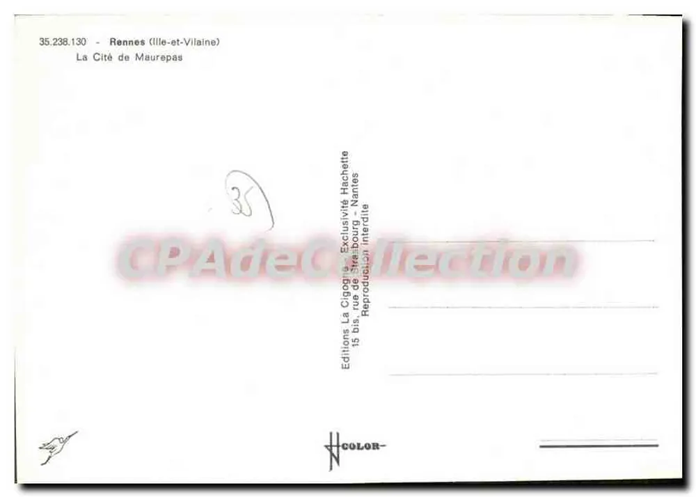 Rennes - Maurepas — La Cité de Maurepas — Éditions La Cigoglie - Verso