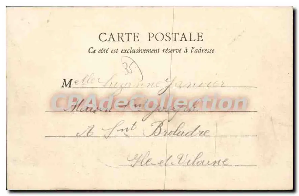 Saint-Malo — Os Muros — B. J. C., Paris - Verso