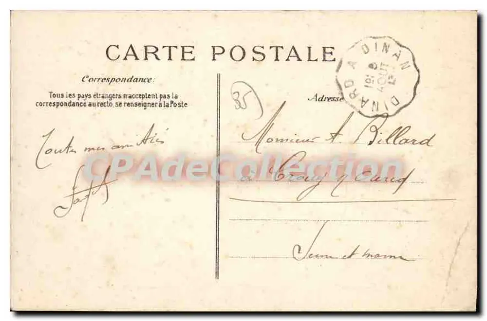 Saint-Malo — Vedette por mar agitado — Editor EID, n° 2859 - Verso