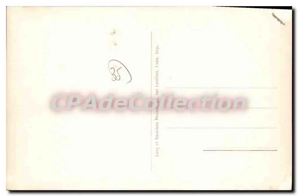 Saint-Malo — El muelle de las Vedettes — LL n°337 - Reverso