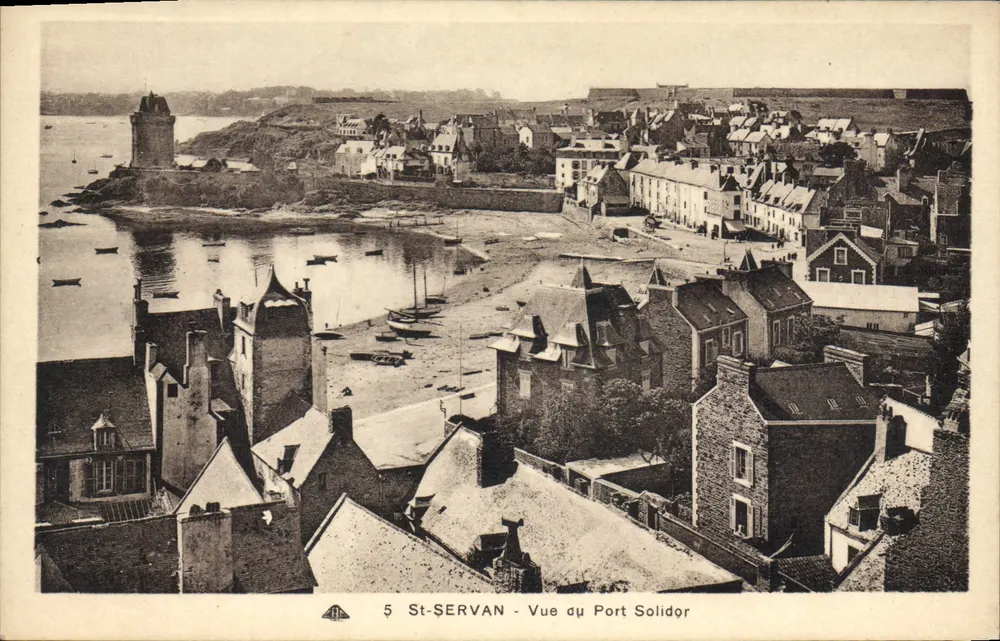 St-SERVAN - Vista do Porto Solidor — editor CPAPHIL, n°5 - Frente