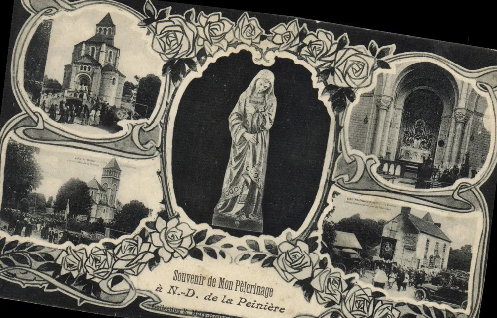 Pilgerreise zu Notre-Dame de la Peinière — Erinnerung an meine Pilgerreise — Sammlung B. St. Didier - Vorderseite