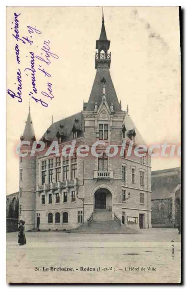 Redon (Ille-et-Vilaine) — Das Rathaus - Vorderseite