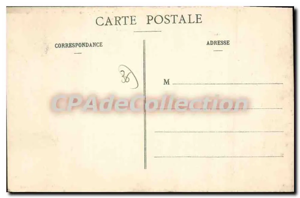 Châteauroux (Indre) — Praça Sainte-Hélène, Estátua do Geral Bertrand — Coleção G. G. - Verso