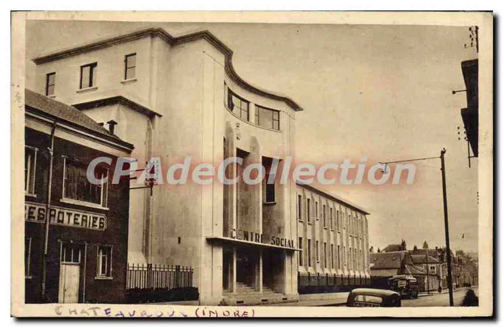 Châteauroux (Indre) — Centro Social — editor desconhecido, número de série não visível - Frente