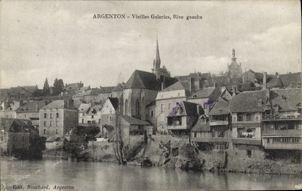 Argenton - Stare Galerie, Prawy Brzeg — Wyd. Bouchard, Argenton - Awers