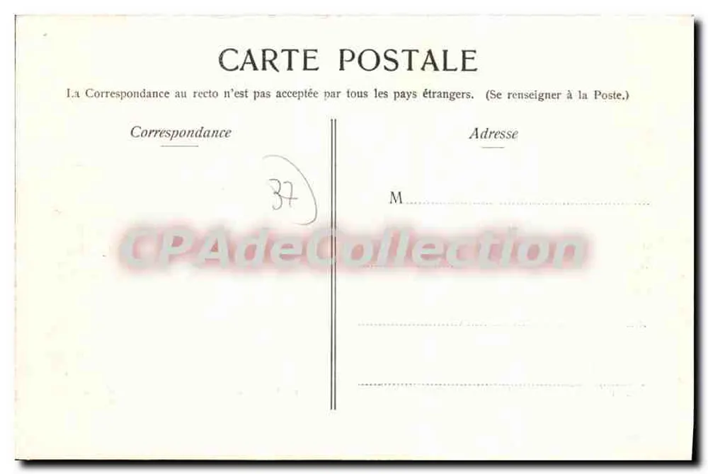 Richelieu (Indre e Loire) — O Castelo — Ch. Arambourou, fot., Châtellerault - Verso