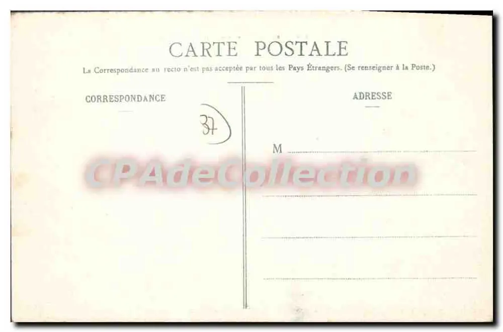 Rochechouart (Indre-et-Loire) — Os Côteaux — H.B. 23 - Verso