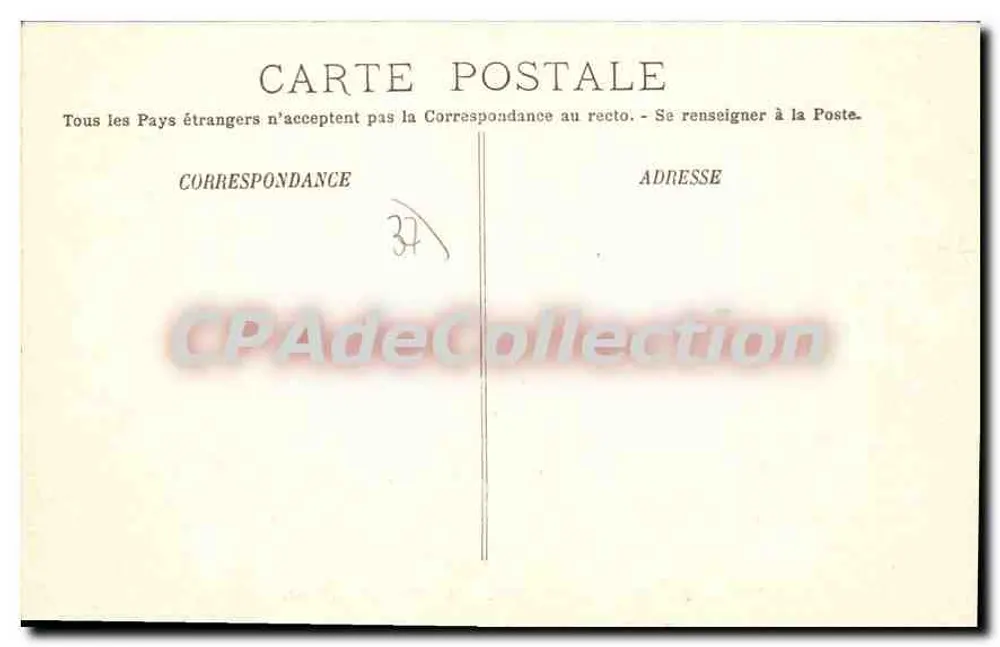 Environs d'Amboise — Château de Perreux — Phot. Mmes Marchais, Amboise - Verso