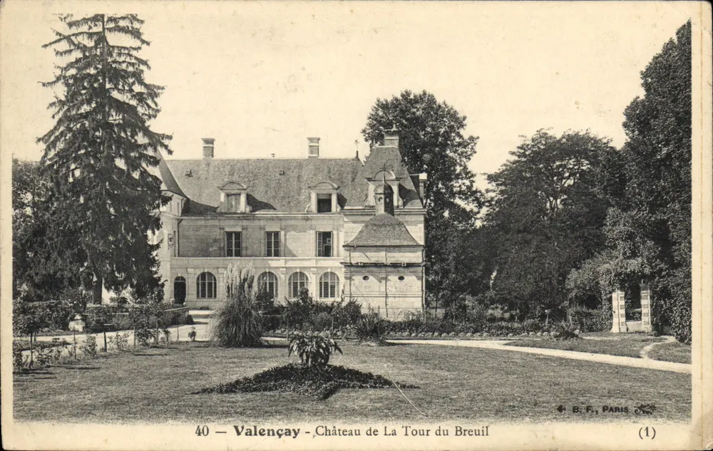 Valençay — Château de La Tour du Breuil — B.F. Paris (1) - Recto