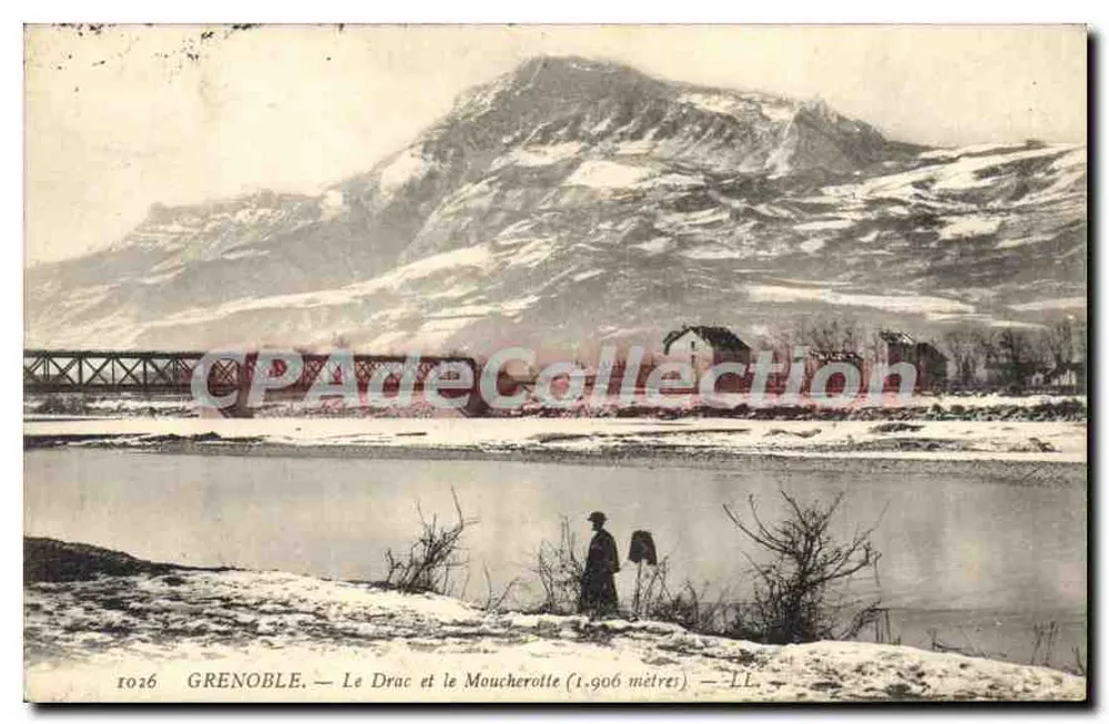 Grenoble — O Drac e o Moucheron (1.906 metros) — LL - Frente