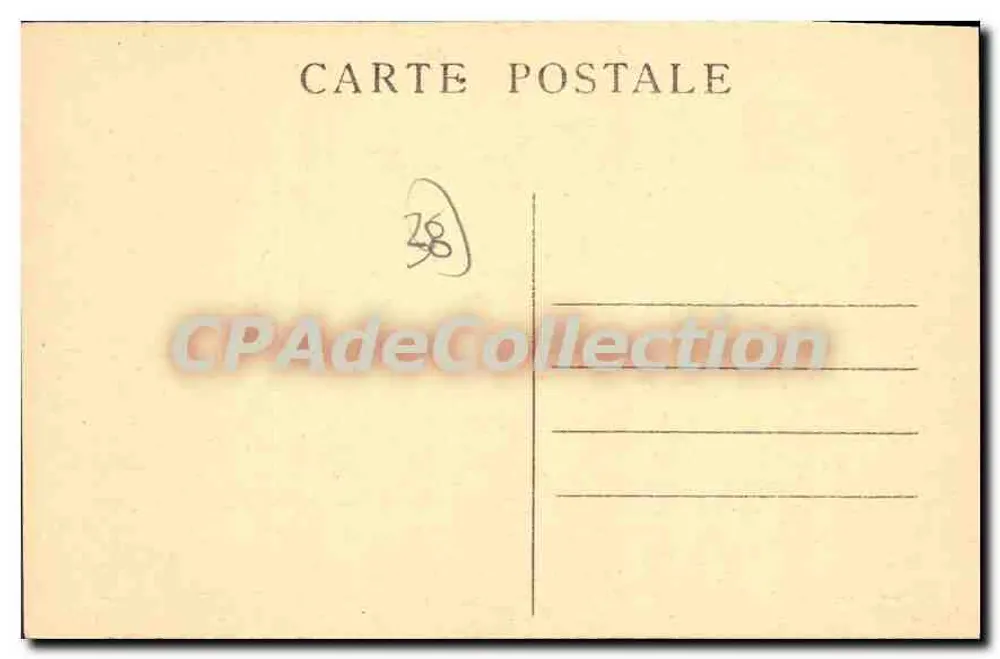 Grenoble 1923 — Internationale Ausstellung Kohle und Tourismus — Tourismus der Vergangenheit - Rückseite