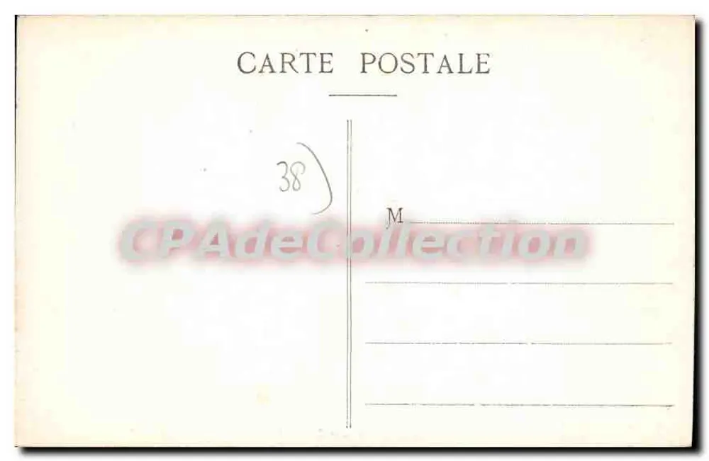 Ansicht des Brücke über die Gère in Vienne (Isère) — nach einer alten Holzschnitte — Édition Blane, Vienne, Nr. 501 - Rückseite