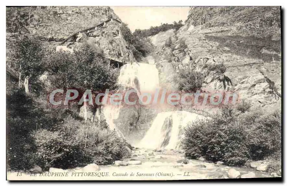 Cascade de Sarennes (Oisans) — El Dauphiné pittoresco — LL, n°13 - Anverso