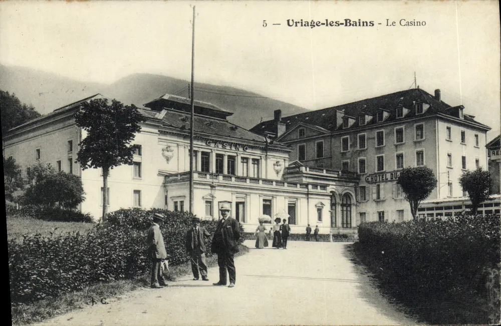 Uriage-les-Bains - Das Casino — Hotel du Casino — Verlag J.C. n°5 - Vorderseite