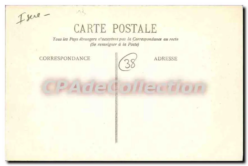La Bérarde - Vale do Vénéon - Dauphiné — E.R. n°741 - Verso