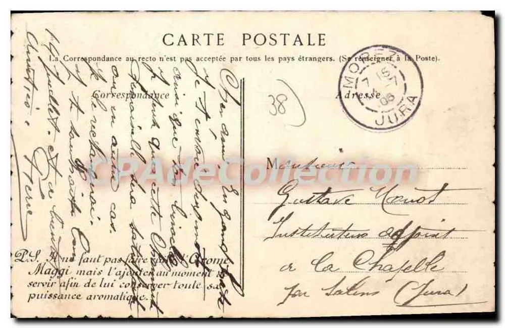 Isère — Entrata della Grande Chartreuse di Grenoble — Editore non identificato, n° 25 - Verso