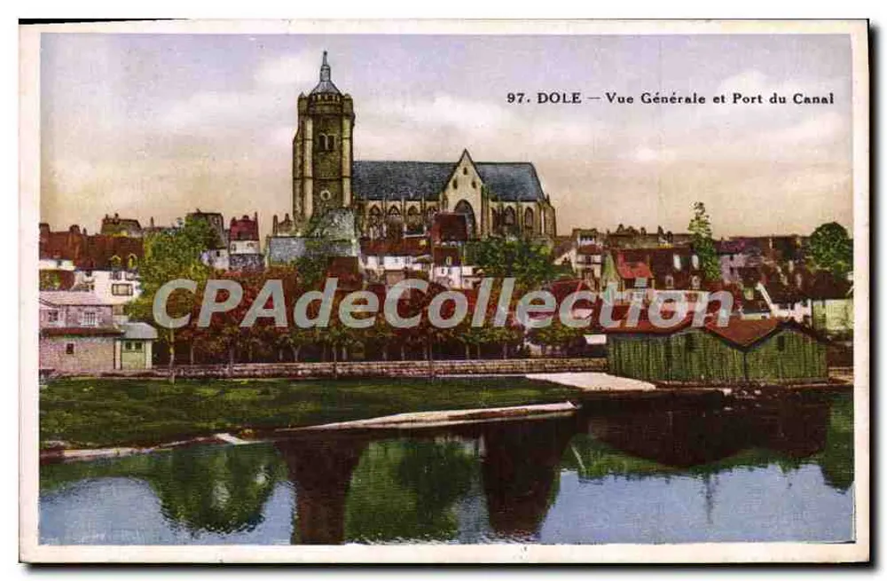 Dole — Allgemeiner Blick und Kanalhafen — Verlag S.G.D.G. Nr. 97 - Vorderseite