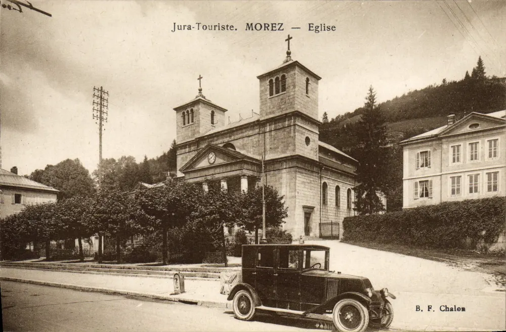Morez — Igreja — Jura-Touriste - Frente