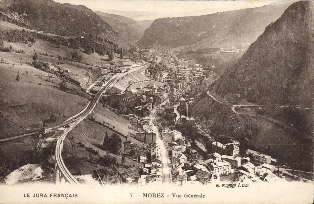Morez — Vue Générale — S. F. Lux - Frente