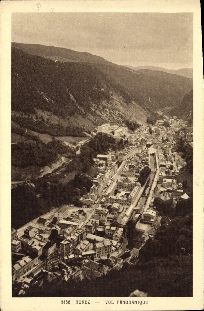 Morez — Vista panorâmica — Braun & Cie, Mulhouse-Dormance, n°5188 - Frente