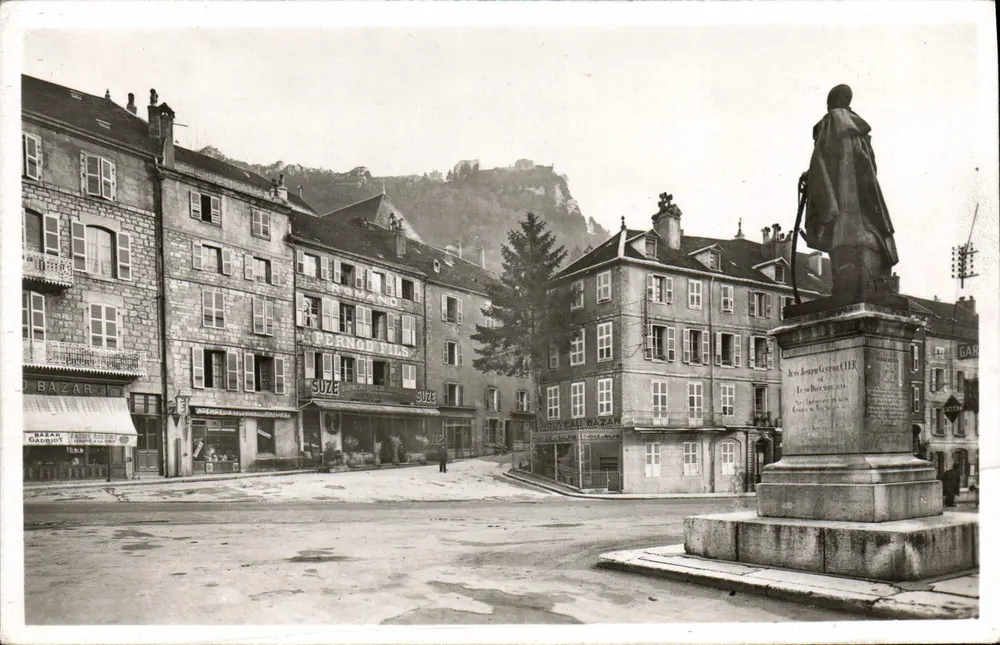 Place d'Armes und Fort Belin — Salins-les-Bains — unbekannter Verlag, Seriennummer 5219 B - Vorderseite