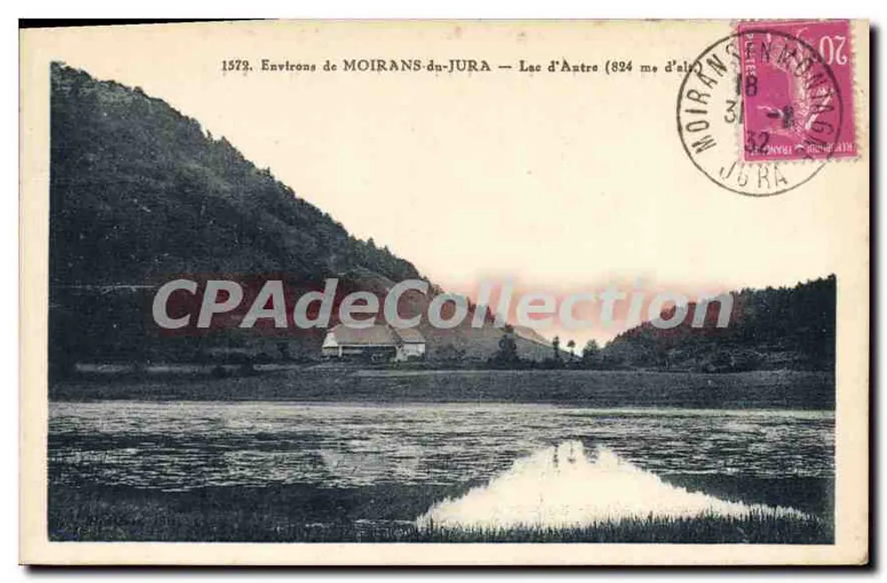 Environs de MOIRANS-dn-JURA — Lac d'Antre (824 m d'alt) — n° 1573 - Frente