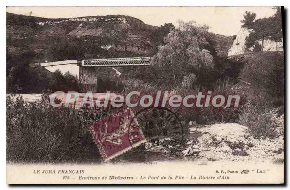 Umgebung von Moirans – Der Pont de la Pile – Die River Ain – B.F. Paris « Lux » - Vorderseite