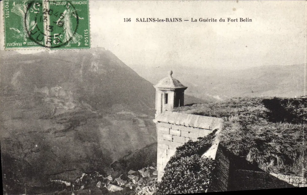SALINS-les-BAINS — Die Guérite des Fort Belin — Verlag: Salins-les-Bains, Nr. 156 - Vorderseite