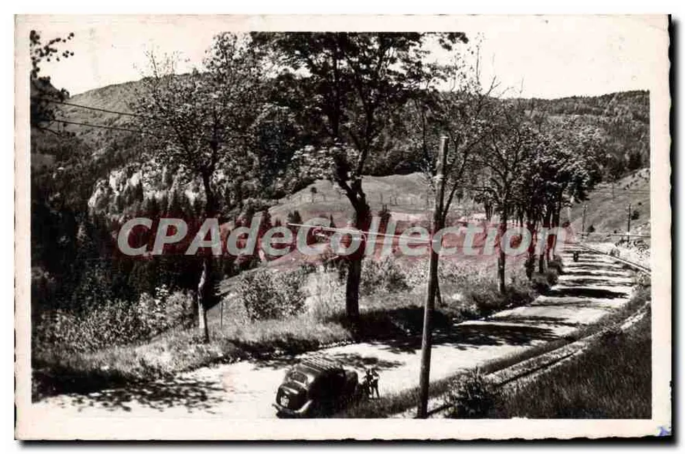 Les Rousses (Jura) — Estrada de Morez — editor P. Comier Éd. (n° 39) - Frente