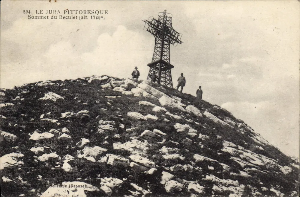 Der malerische Jura — Gipfel des Reculet (Höhe 1720m) — Einlieferung (Verlag) n°594 - Vorderseite