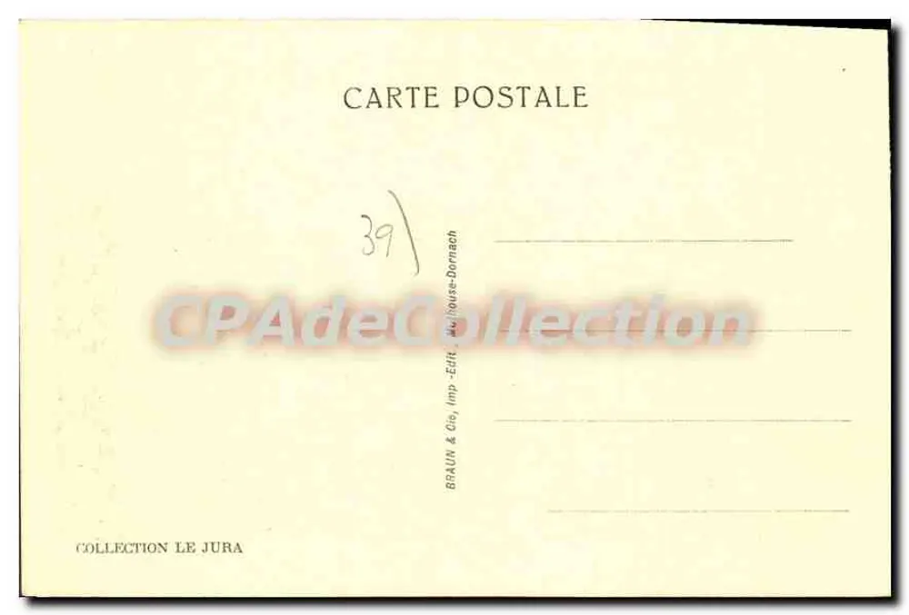 Arbois — Barragem na Cuisance — Coleção Le Jura - Verso