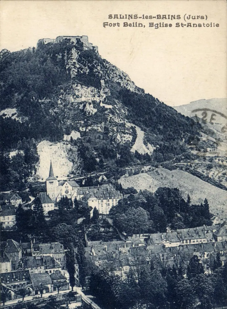 Salins-les-Bains (Jura) — Fort Belin, Kirche Saint-Anatoile — Verlag unbekannt - Vorderseite