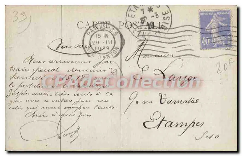 Salins-les-Bains (Jura) — Fort Belin, Kirche Saint-Anatoile — Verlag unbekannt - Rückseite