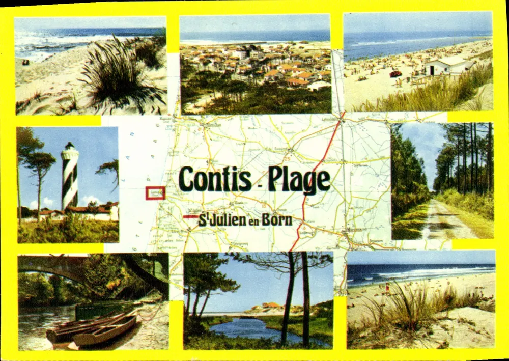 Contis-Plage - S'Julien en Born — Edições Modernas Limoges - Frente