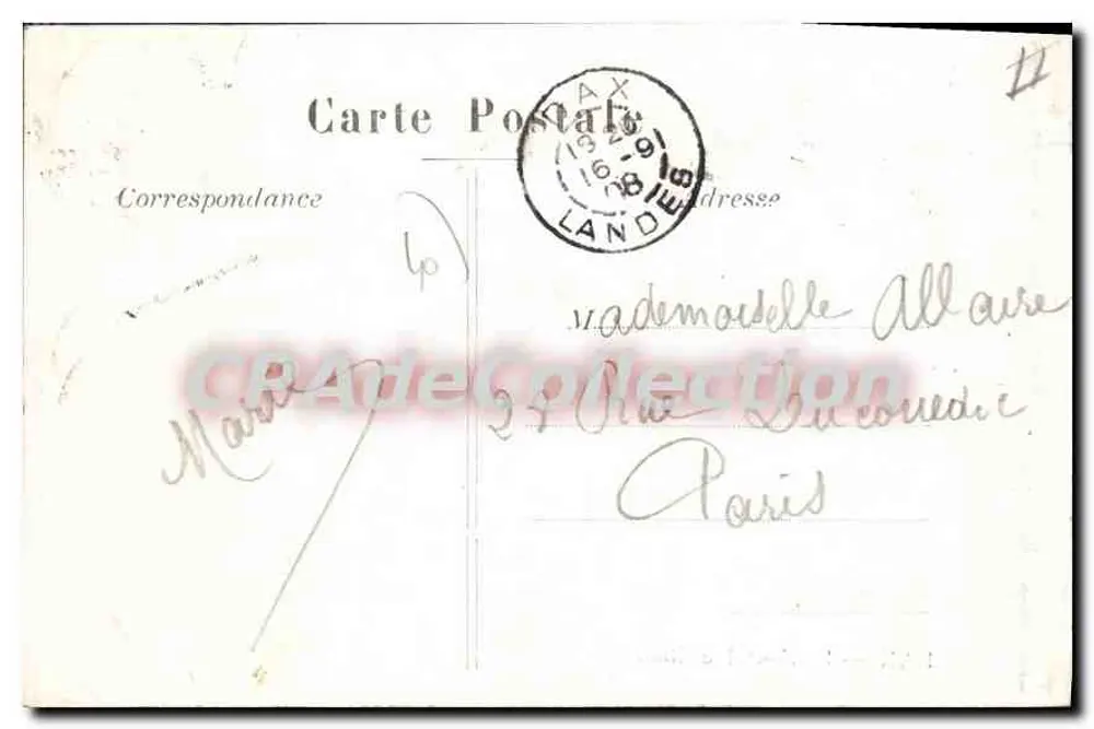 DAX — La Fontaine-Chaude — Wydawca: J. CASTING - Rewers