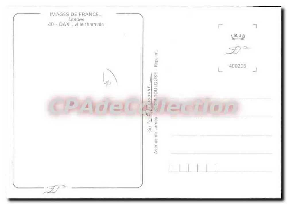 Dax — Genees en geneest de Reumatoïd Artritis — IMAGES DE FRANCE, Landes - Achterkant