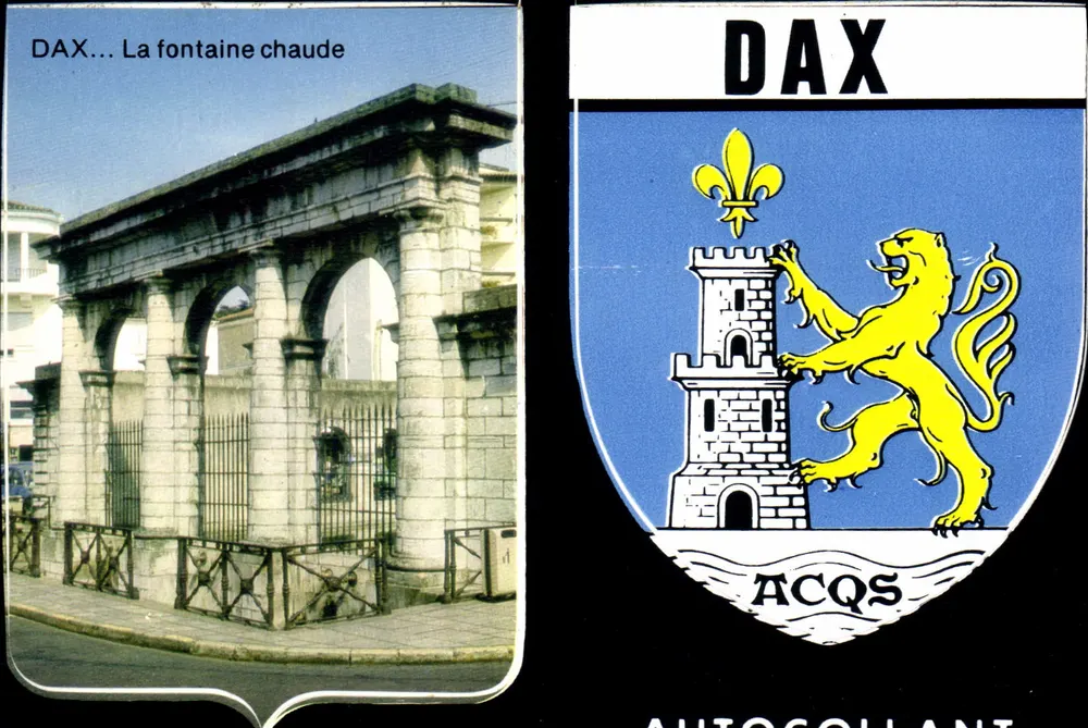 DAX... Die warme Quelle — DAX — Aufkleber - Vorderseite