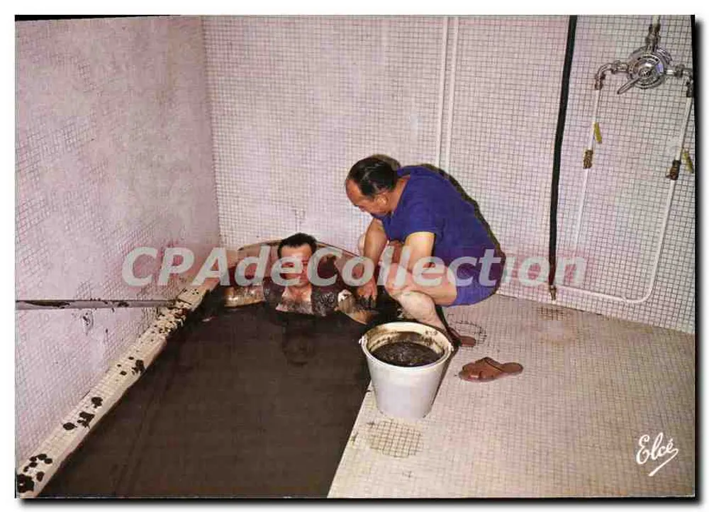 Banho de Lodo Homem — Estabelecimento Termal — Editor Elcé, n° 57.96 - Frente