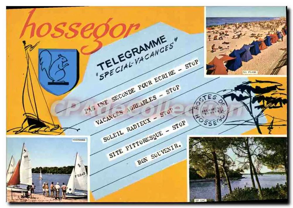 Hossegor — Telegrama especial de férias — CAP Théodac Éditions - Frente