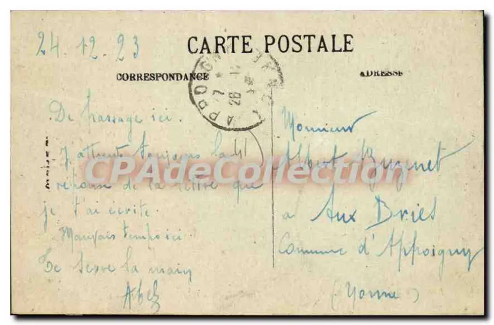 Blois — Der Brücke und die Straße Denis-Papin — LL. — Verlag LL. Nr. 120 - Rückseite