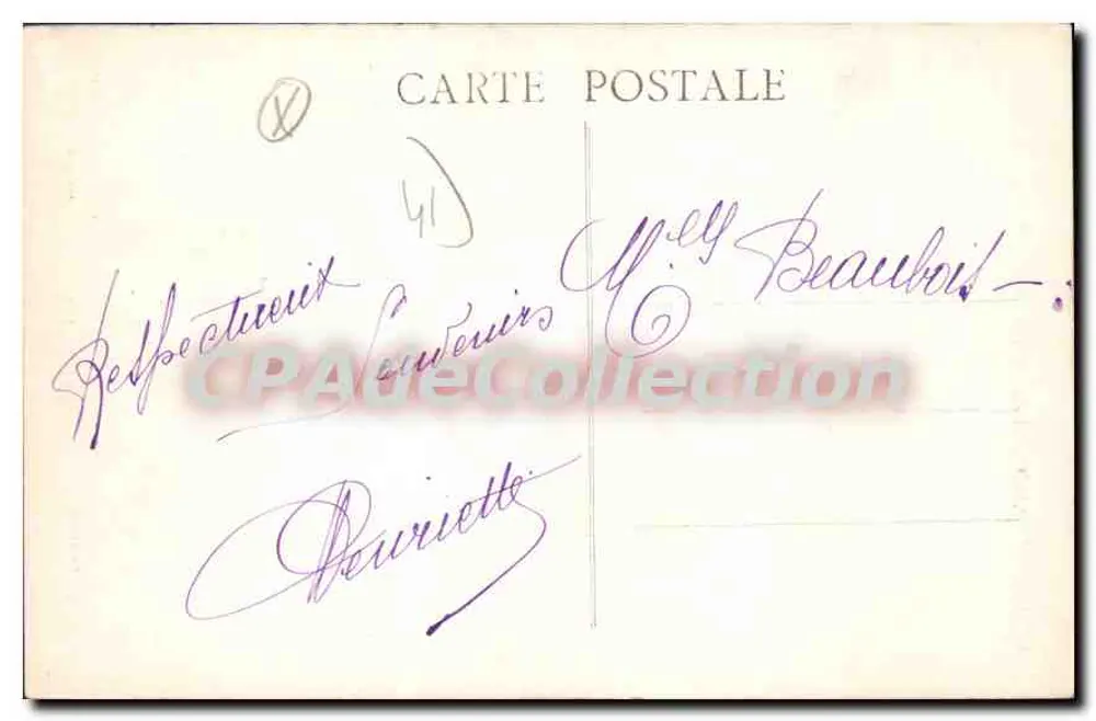 Montrichard — La Iglesia parroquial (siglo XII) restaurada — Coll. Béraud - Reverso
